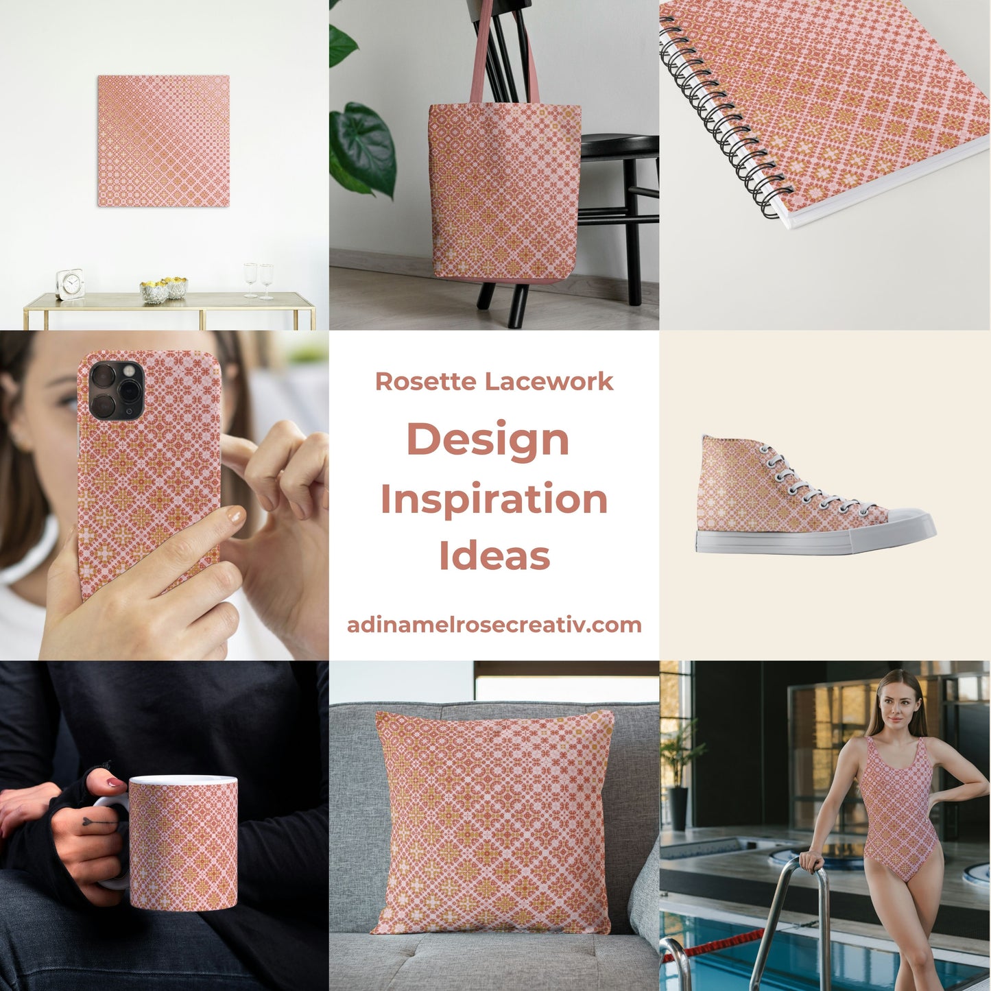 Rosette Lacework Freeform Pattern