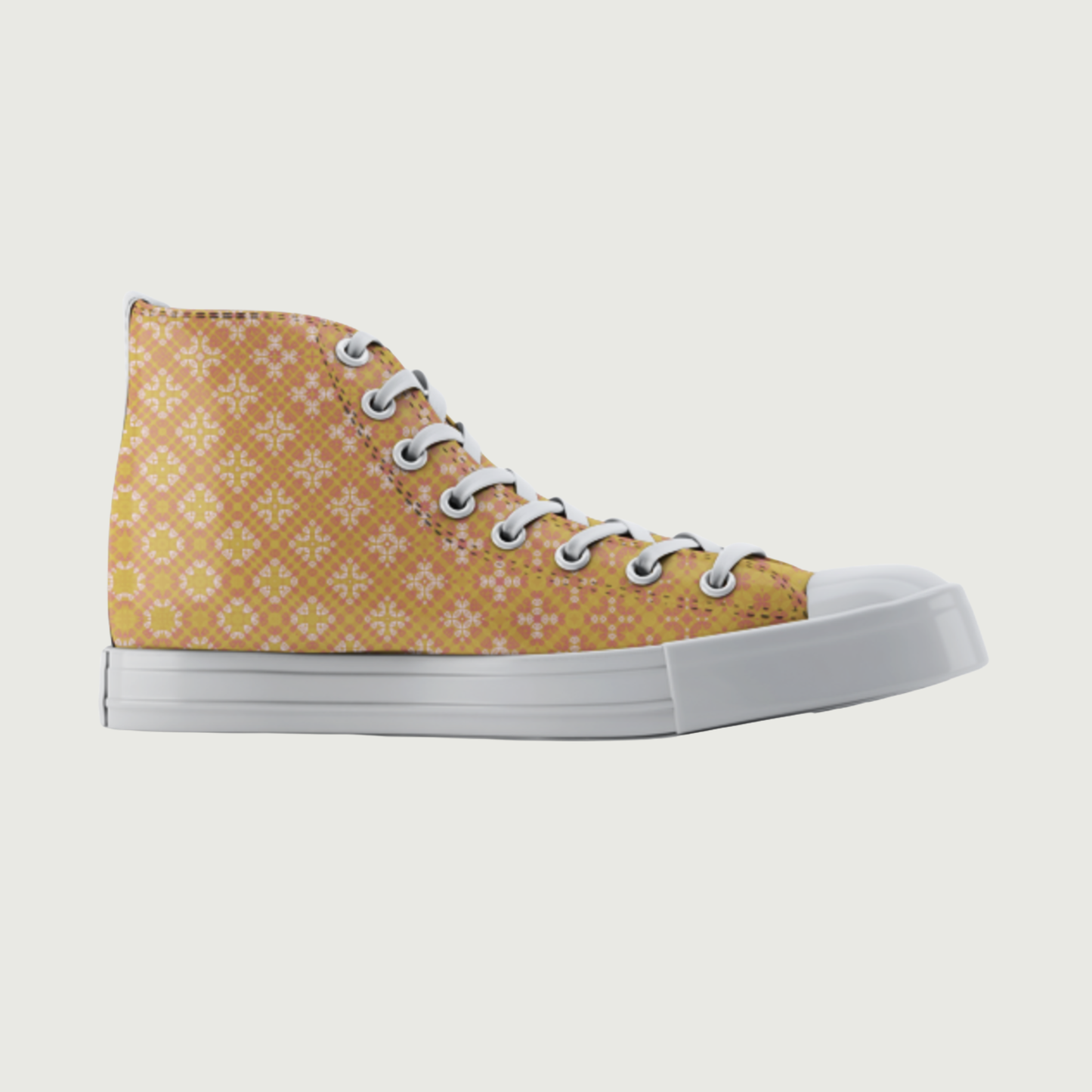 Cinnamon Dapple Lace Freeform Pattern