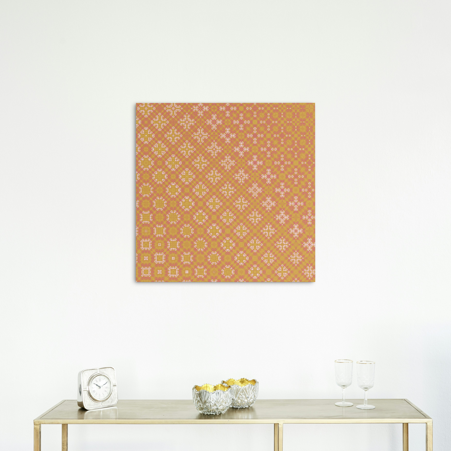 Cinnamon Dapple Lace Freeform Pattern