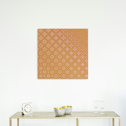 Cinnamon Dapple Lace Freeform Pattern