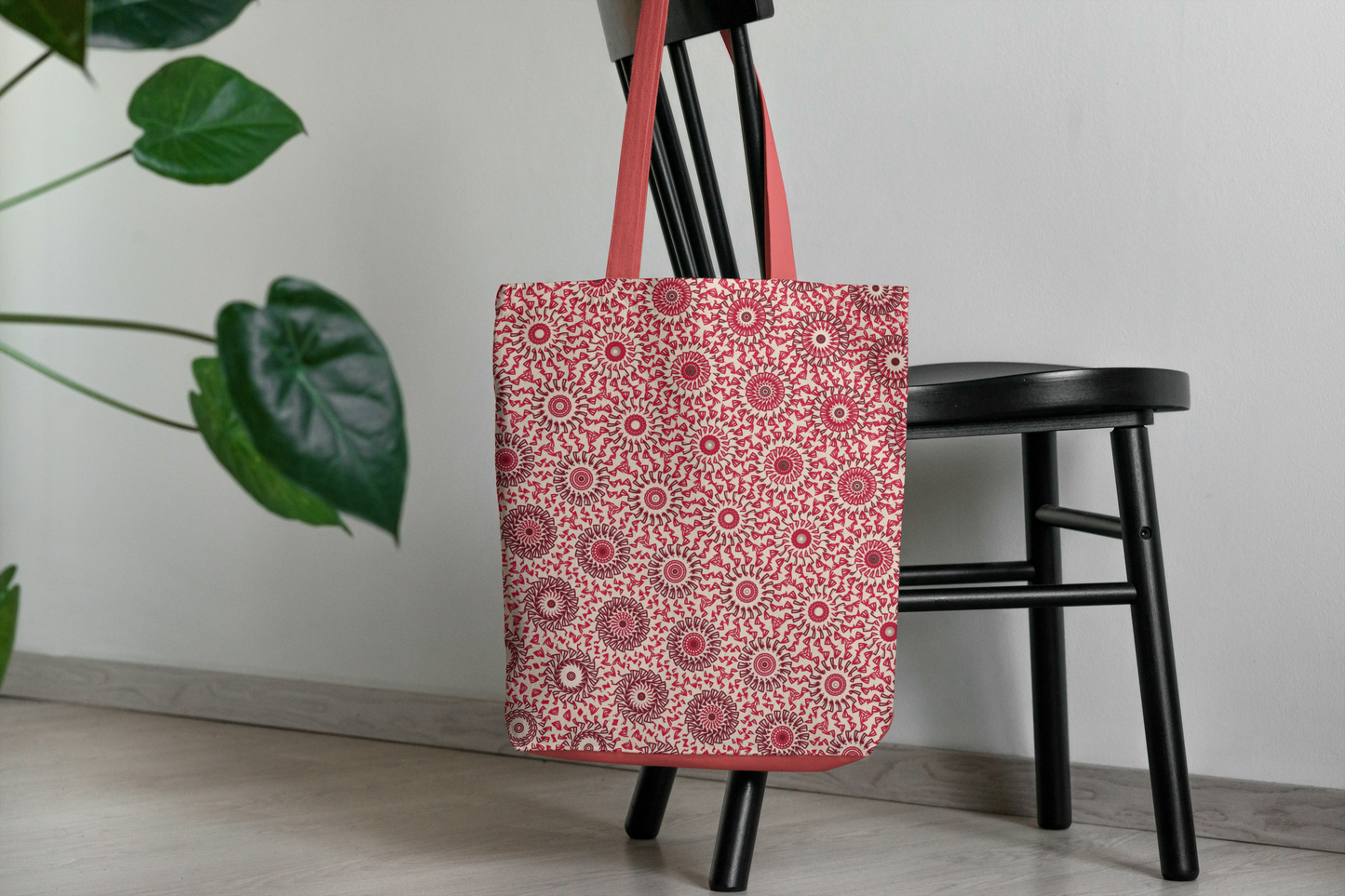 Fiery Berry Freeform Pattern