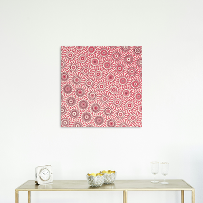 Fiery Berry Freeform Pattern
