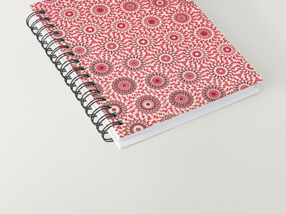 Fiery Berry Freeform Pattern
