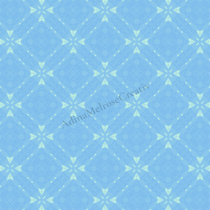 Arctic Blue Echo Collection | 12 Seamless Patterns Bundle