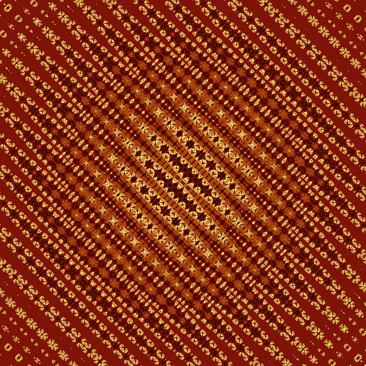 A crochet-inspired freeform effect geometric pattern 