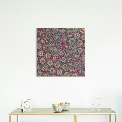 Garnet Spiral Freeform Pattern
