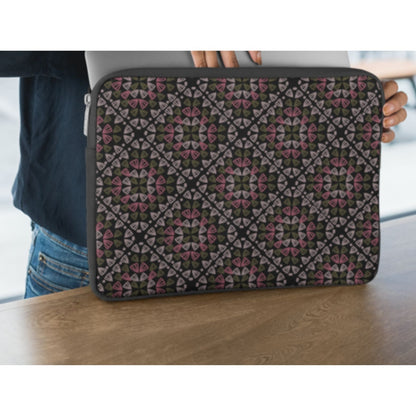 Blush Green Granny Square Seamless Print