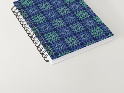 Eclipse Tapestry Spiral Notebook Journal