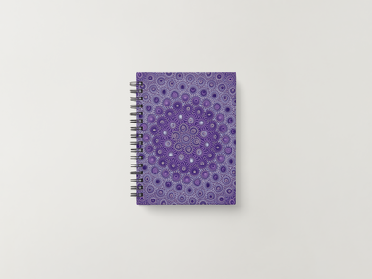 Violet Vortex Freeform Pattern
