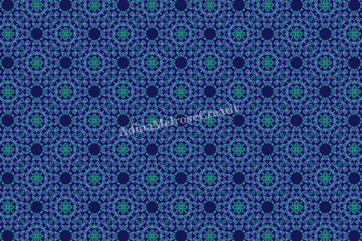 Sapphire Lace | 12 Seamless Patterns Bundle