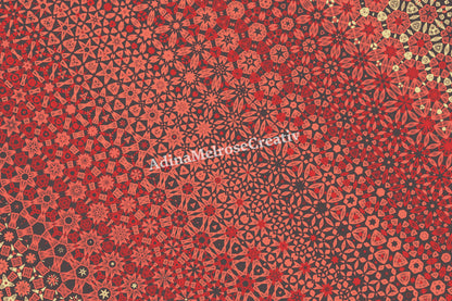 Interlace Kaleidoscope | 12 Seamless Patterns Bundle