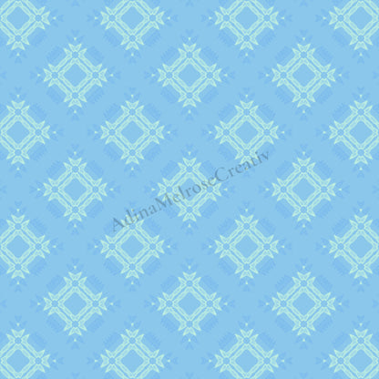 Arctic Blue Echo Collection | 12 Seamless Patterns Bundle