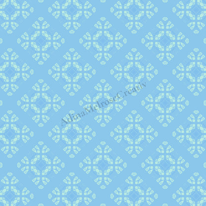 Arctic Blue Echo Collection | 12 Seamless Patterns Bundle