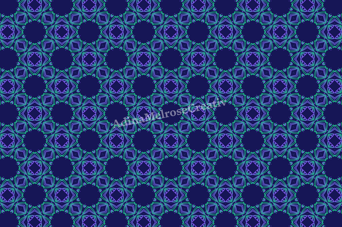 Sapphire Lace | 12 Seamless Patterns Bundle