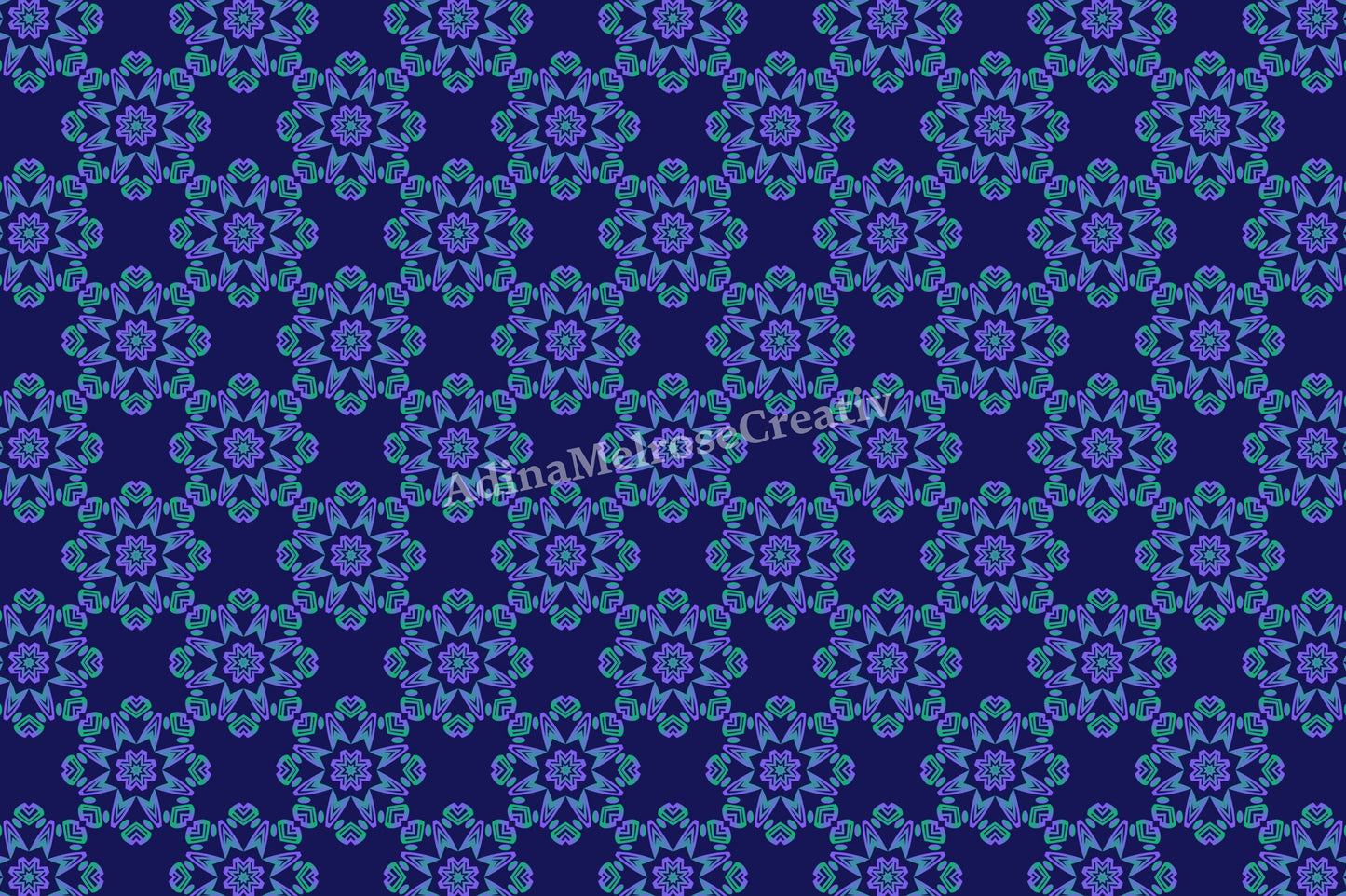 Sapphire Lace | 12 Seamless Patterns Bundle