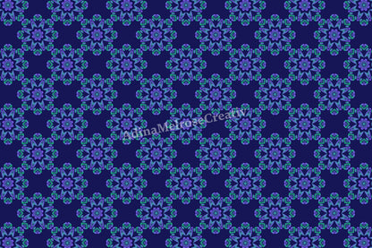 Sapphire Lace | 12 Seamless Patterns Bundle