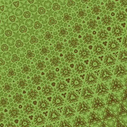 Fern & Cocoa Mandalas Pattern