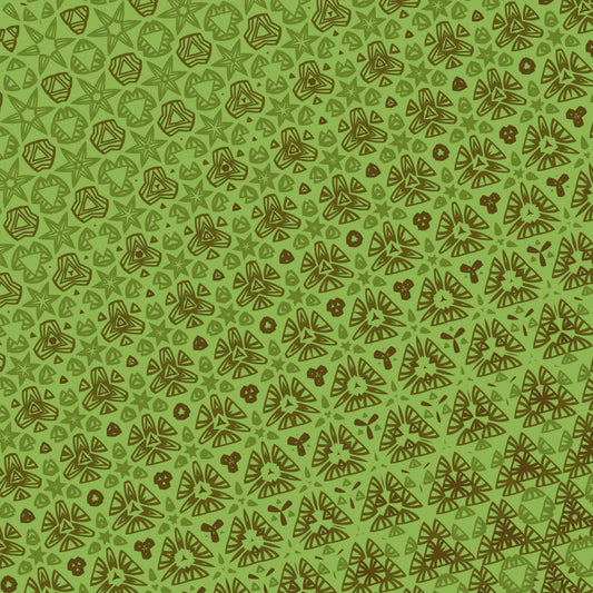 Fern & Cocoa Mandalas Pattern