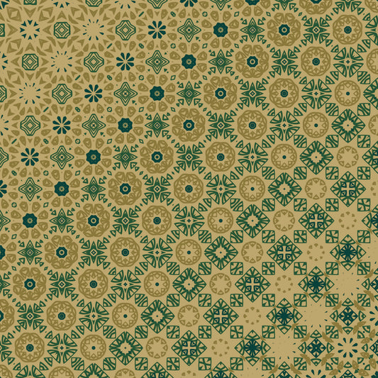 Forest Mosaic Mandalas Pattern