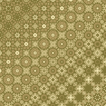 Taupe Prairie Mandalas Pattern