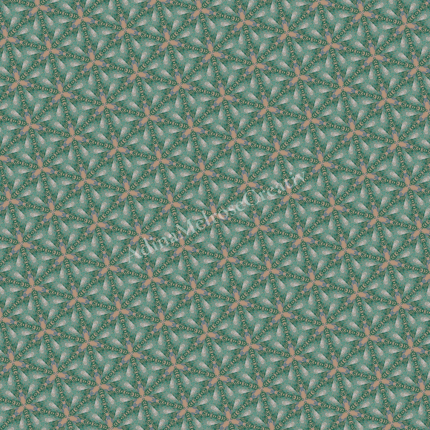 Moss Mosaic | 8 Textured Seamless Patterns Bundle