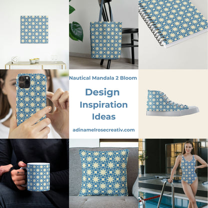 Nautical Mandala Bloom 2 Pattern