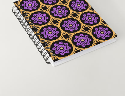 Amethyst Lattice Crochet-Inspired Geometric Seamless Pint