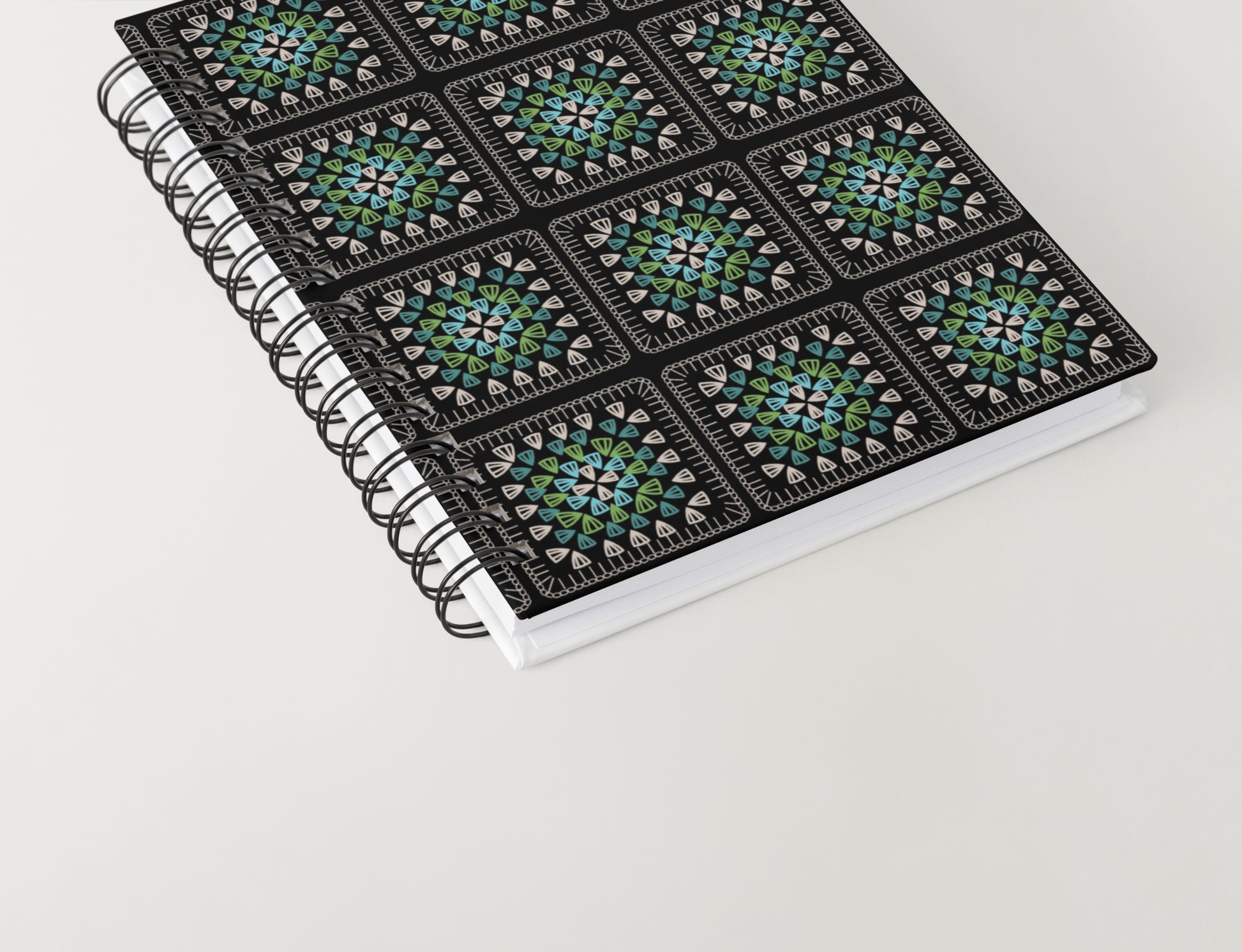 Apple Meadow Granny Squares Print