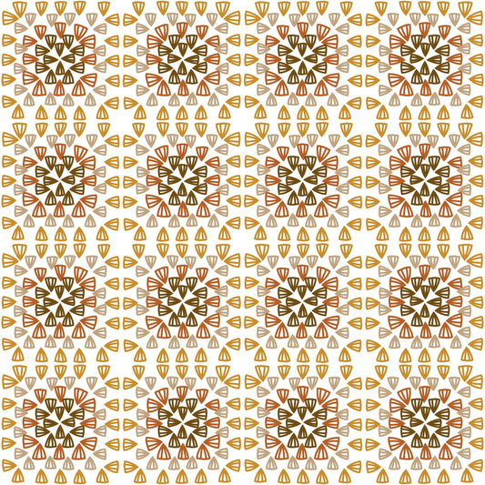 Beige Maze (1) Granny Squares Seamless Print