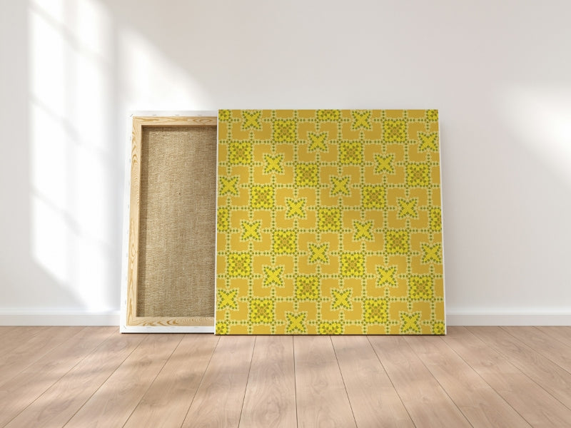 Buttercup Mosaic Crochet-Inspired Geometric Seamless Pint
