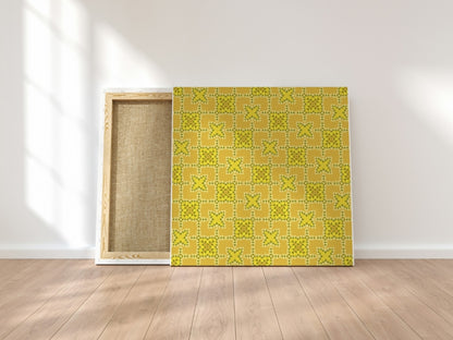 Buttercup Mosaic Crochet-Inspired Geometric Seamless Pint
