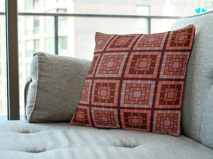 Cherry Blend Knit-Inspired Print