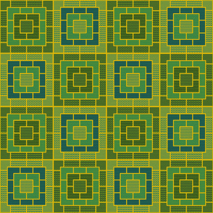 Citrus Lime Knit-Inspired Geometric Seamless Pint