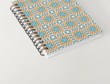 Coral Reef Dream Granny Square Seamless Print
