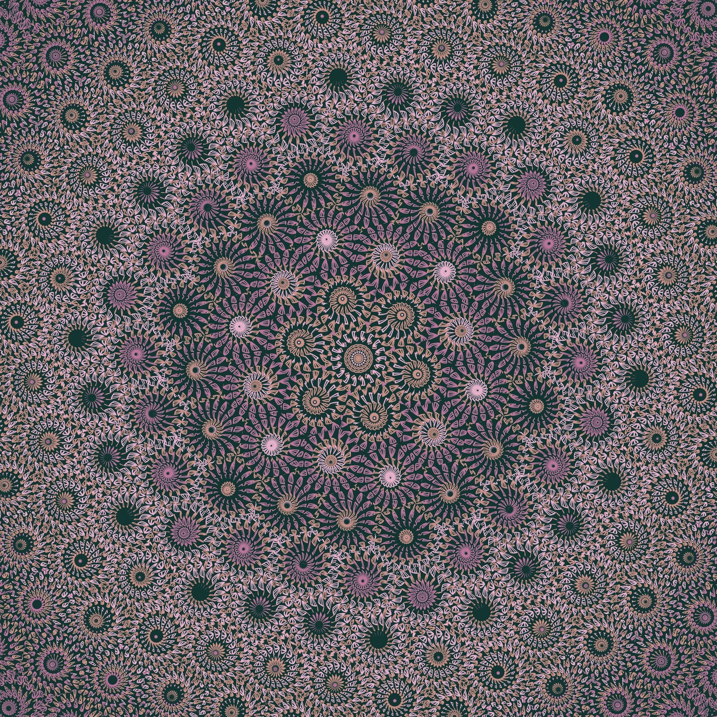 Cosmic Lilac Lace Wheel Freeform Pattern