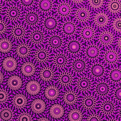 Deep Blush Whirl Freeform Pattern