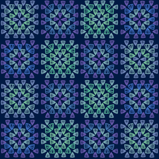Eclipse Tapestry Granny Squares Print