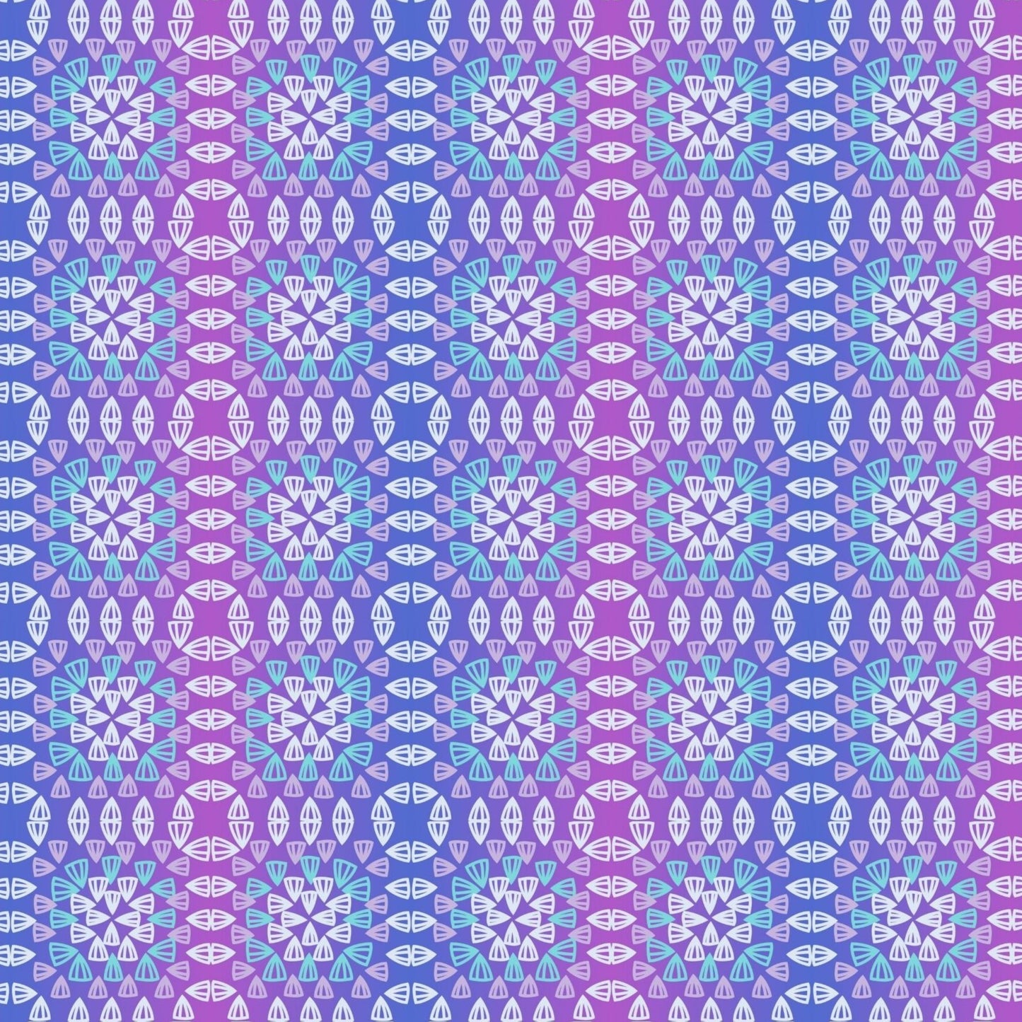 Frosted Fantasy Granny Square Seamless Print