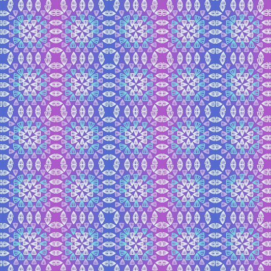 Frosted Fantasy Granny Square Seamless Print