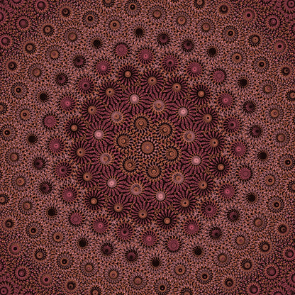 Garnet Eclipse Freeform Pattern