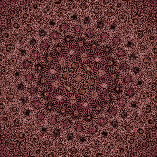 Garnet Eclipse Freeform Pattern