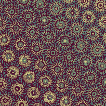 Garnet Spiral Freeform Pattern