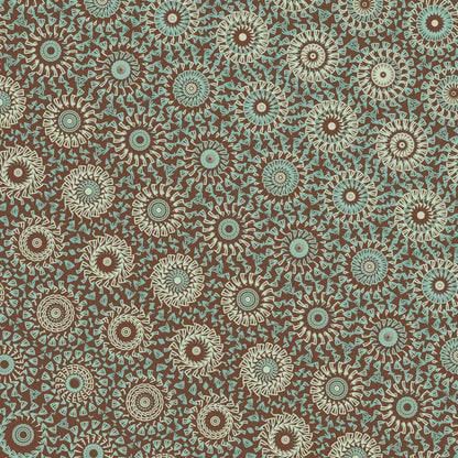 Gilded Mint Freeform Pattern
