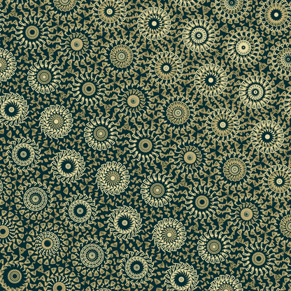 Golden Moss Freeform Pattern