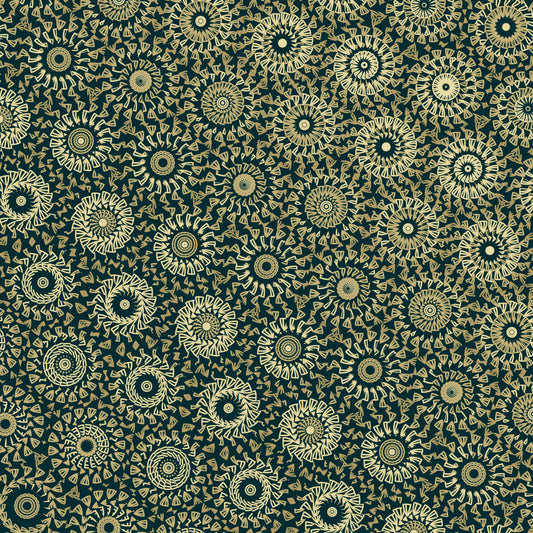 Golden Moss Freeform Pattern