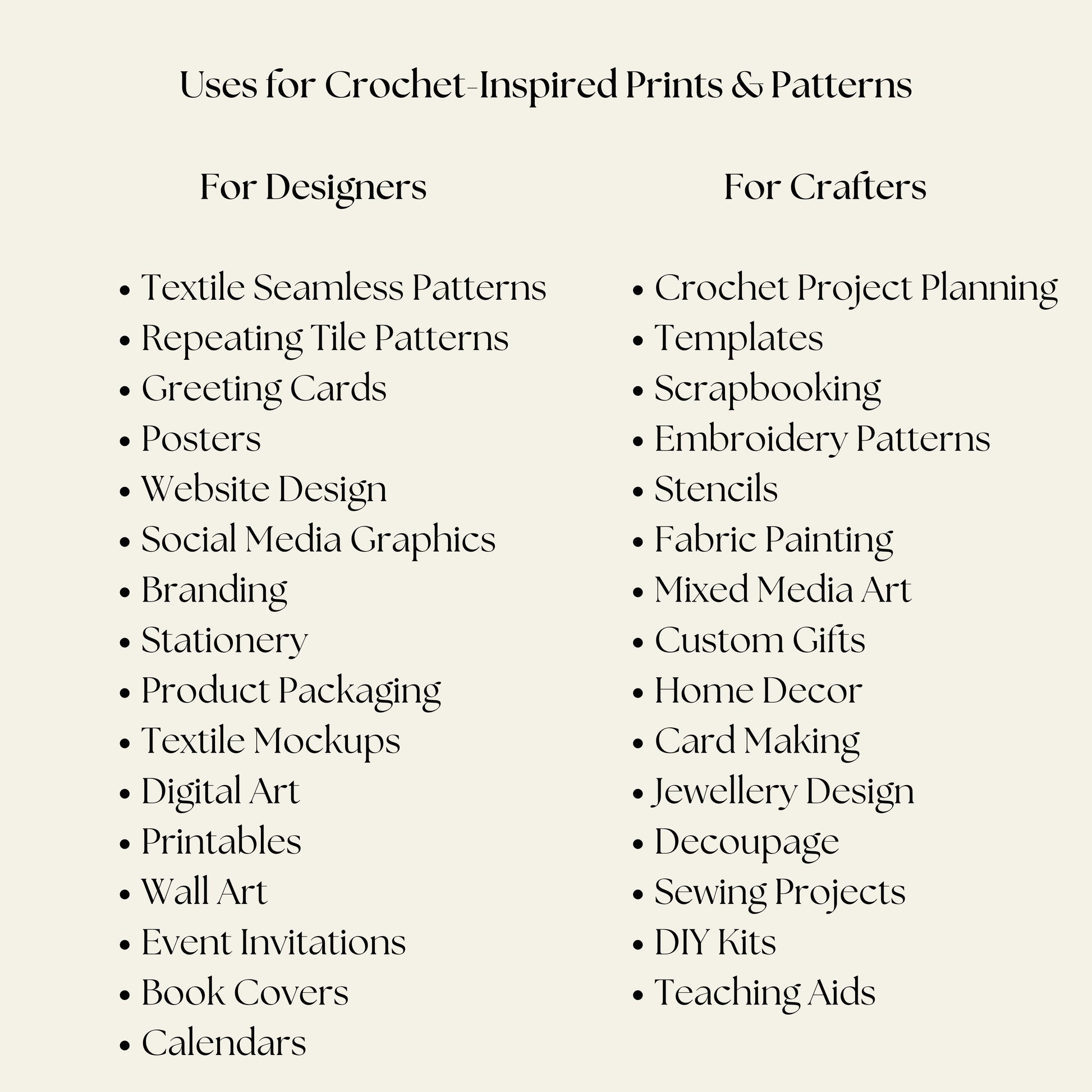 Utilities for crochet-inspired freeform effect geometric pattern 