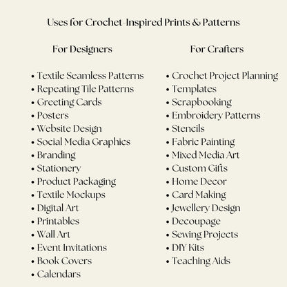 Utilities for crochet-inspired freeform effect geometric pattern 