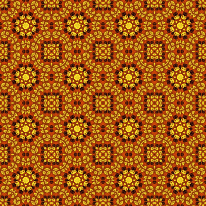 Honeycomb Crochet-Inspired Geometric Seamless Pint
