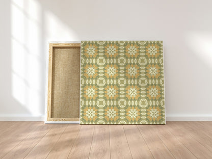 Honeycombe Harmony Granny Squares Seamless Print