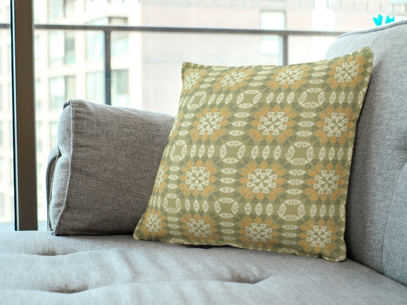 Honeycombe Harmony Granny Squares Seamless Print